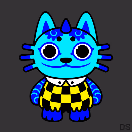 Mad Lucky Cat By Dr0psh0p