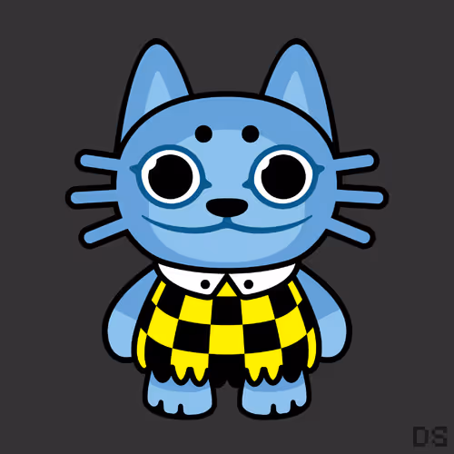 Mad Lucky Cat By Dr0psh0p