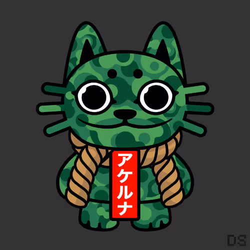 Mad Lucky Cat By Dr0psh0p