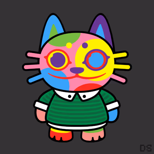 Mad Lucky Cat By Dr0psh0p
