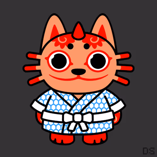 Mad Lucky Cat By Dr0psh0p