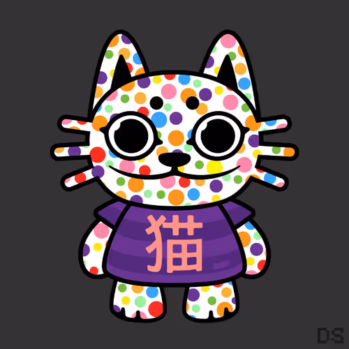 Mad Lucky Cat By Dr0psh0p
