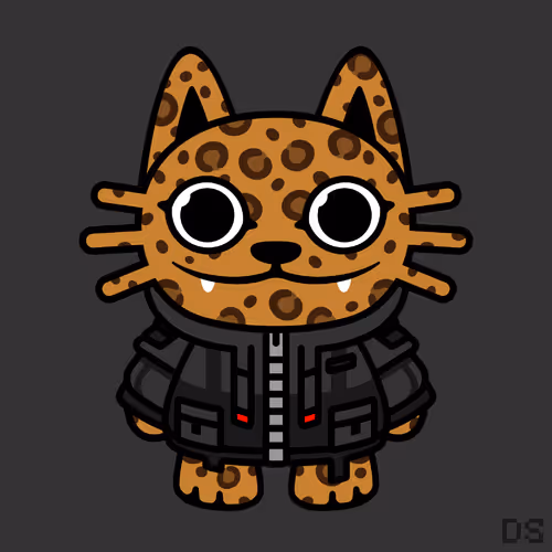 Mad Lucky Cat By Dr0psh0p
