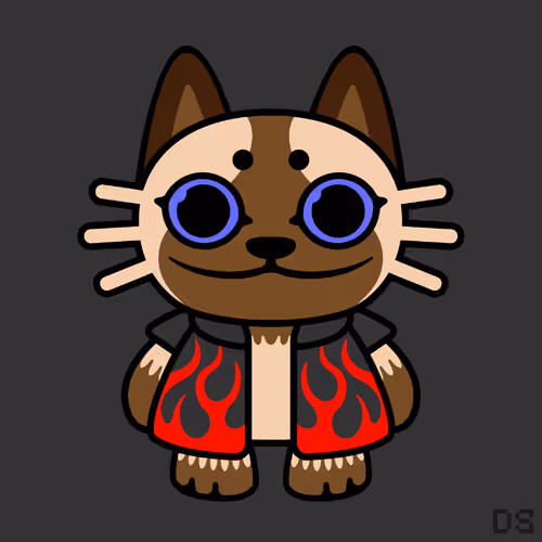 Mad Lucky Cat By Dr0psh0p