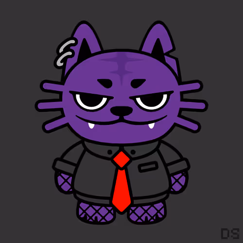Mad Lucky Cat By Dr0psh0p