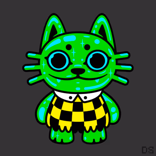 Mad Lucky Cat By Dr0psh0p