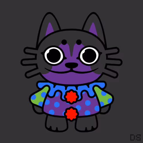 Mad Lucky Cat By Dr0psh0p
