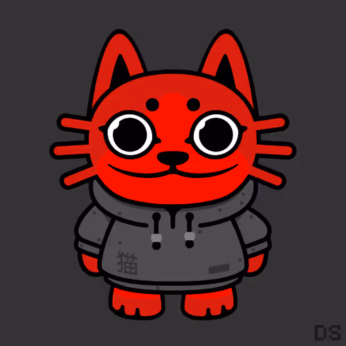 Mad Lucky Cat By Dr0psh0p