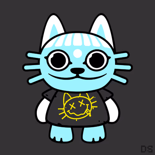 Mad Lucky Cat By Dr0psh0p