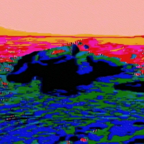 mountain in the middle of the ocean is