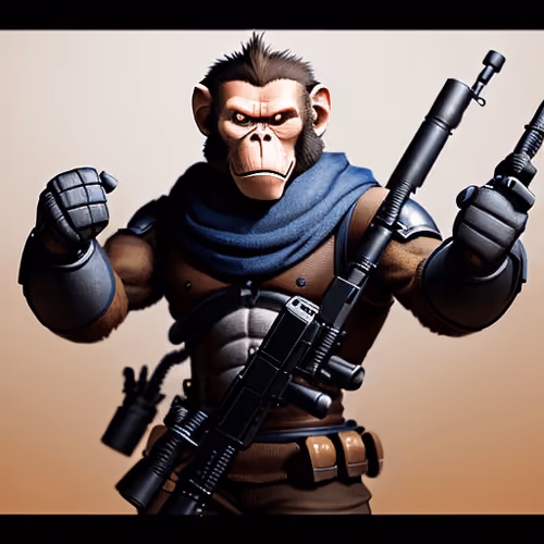 Monkey Warriors Ape Club #295