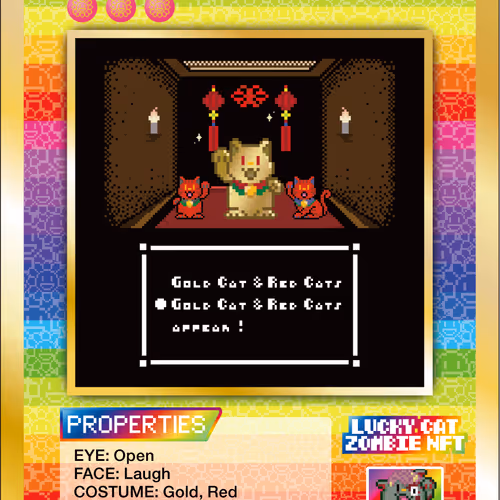 Lucky Cat Zombie Nft