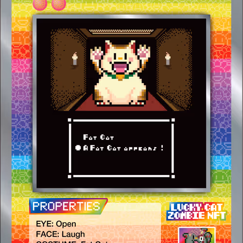 Lucky Cat Zombie Nft