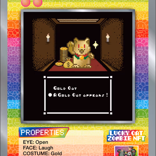 Lucky Cat Zombie Nft
