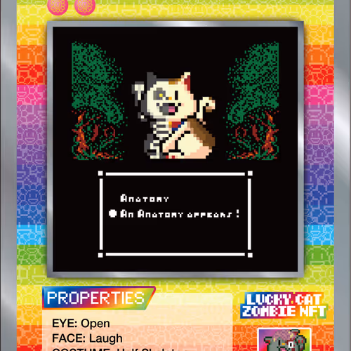 Lucky Cat Zombie Nft
