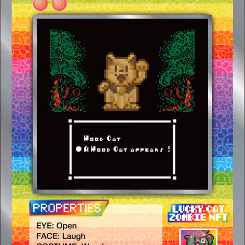 Lucky Cat Zombie Nft