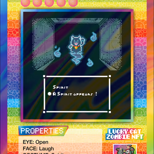 Lucky Cat Zombie Nft
