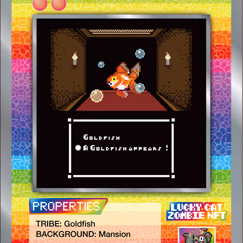 Lucky Cat Zombie Nft