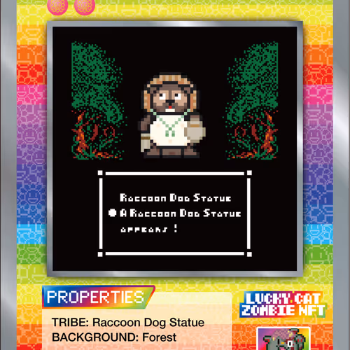Lucky Cat Zombie Nft