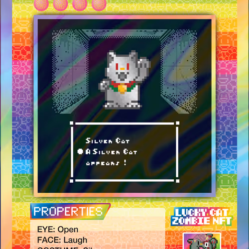 Lucky Cat Zombie Nft logo
