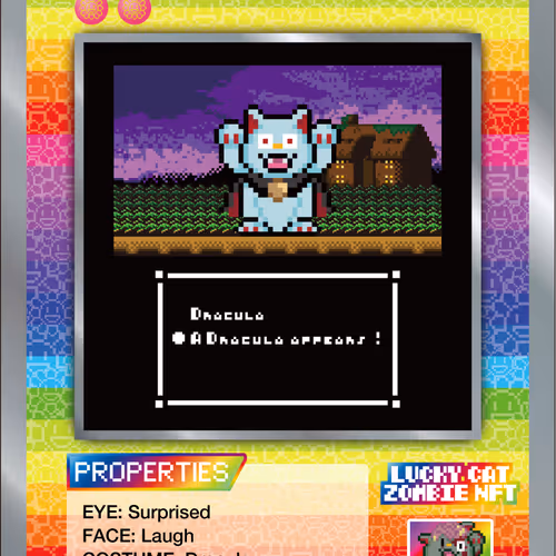 Lucky Cat Zombie Nft