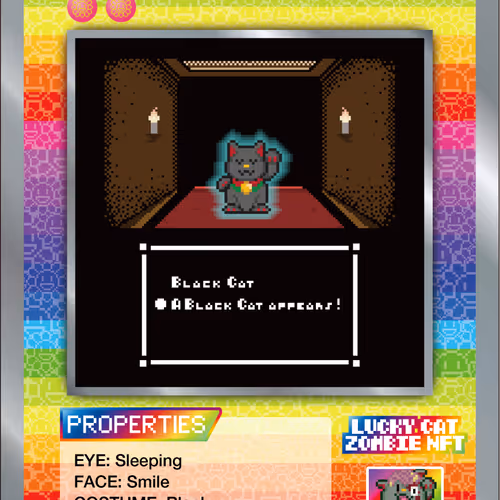 Lucky Cat Zombie Nft
