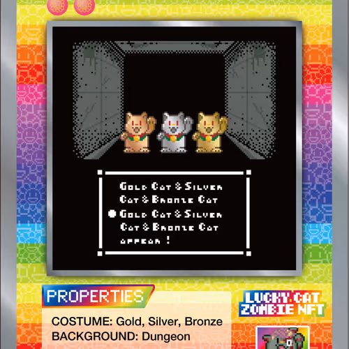 Lucky Cat Zombie Nft