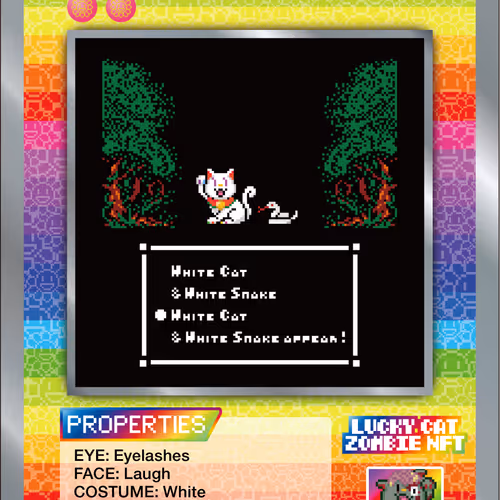 Lucky Cat Zombie Nft