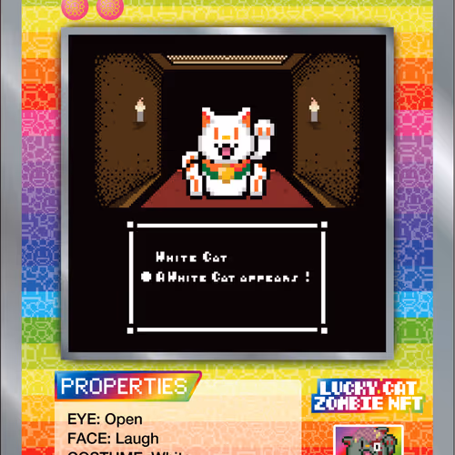 Lucky Cat Zombie Nft