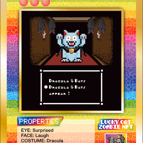 Lucky Cat Zombie Nft