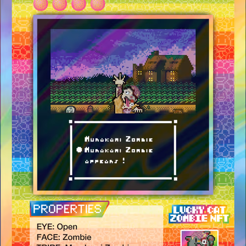 Lucky Cat Zombie Nft