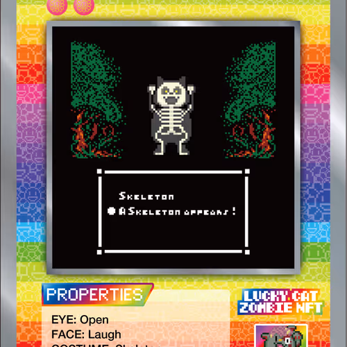Lucky Cat Zombie Nft
