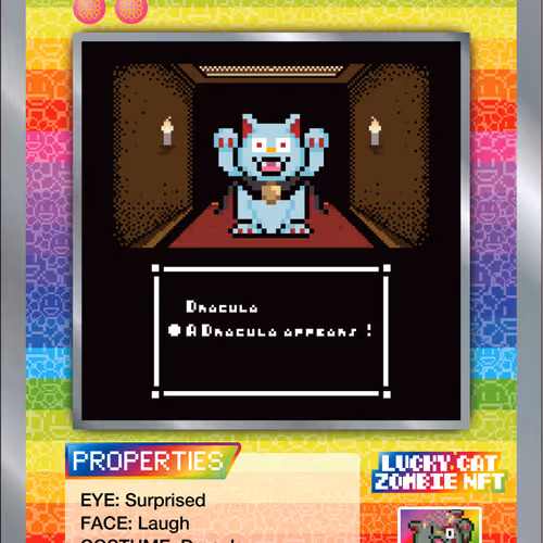 Lucky Cat Zombie Nft