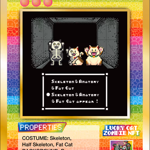 Lucky Cat Zombie Nft