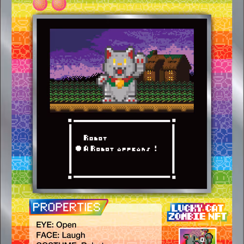 Lucky Cat Zombie Nft