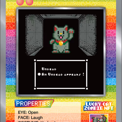 Lucky Cat Zombie Nft
