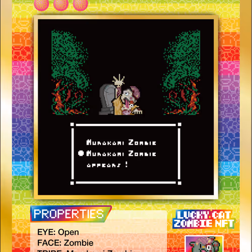 Lucky Cat Zombie Nft