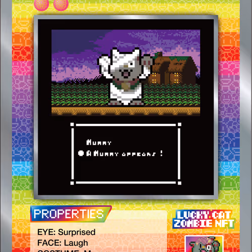 Lucky Cat Zombie Nft
