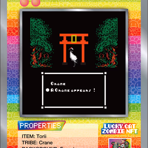 Lucky Cat Zombie Nft