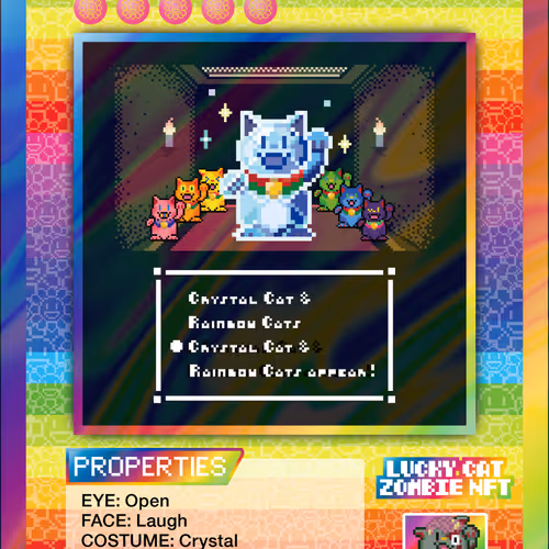 Lucky Cat Zombie Nft