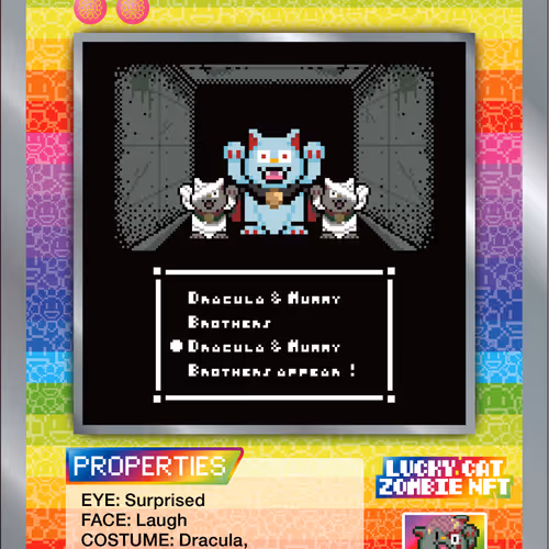 Lucky Cat Zombie Nft