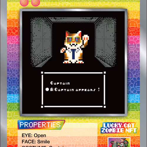 Lucky Cat Zombie Nft