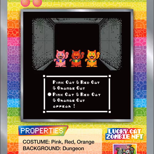 Lucky Cat Zombie Nft