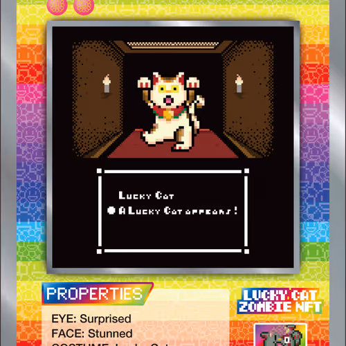 Lucky Cat Zombie Nft