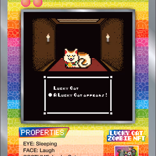 Lucky Cat Zombie Nft