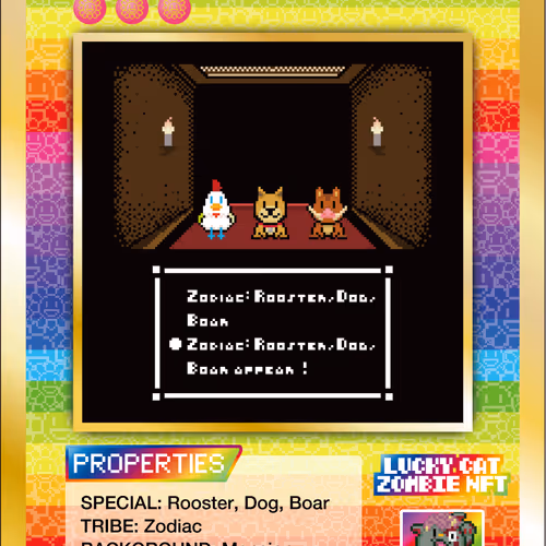 Lucky Cat Zombie Nft