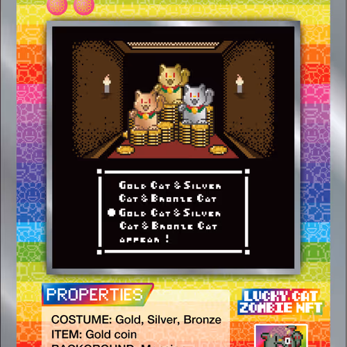 Lucky Cat Zombie Nft