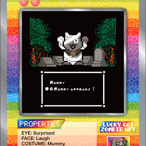 Lucky Cat Zombie Nft