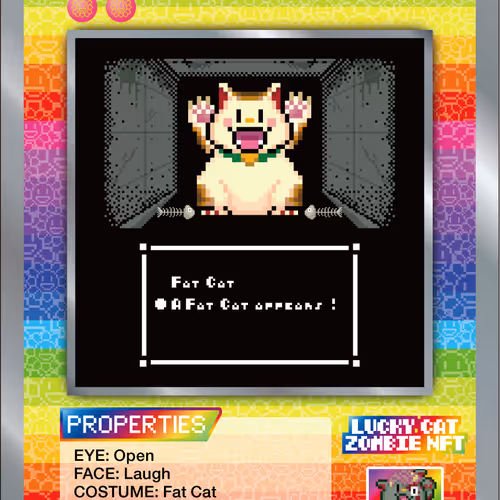 Lucky Cat Zombie Nft