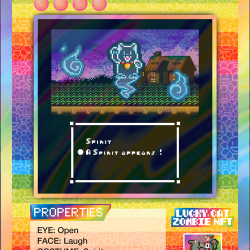Lucky Cat Zombie Nft